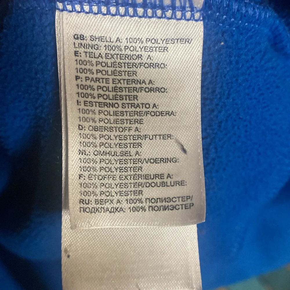 The North Face pullover hoodie sweatshirt size medium blue and white